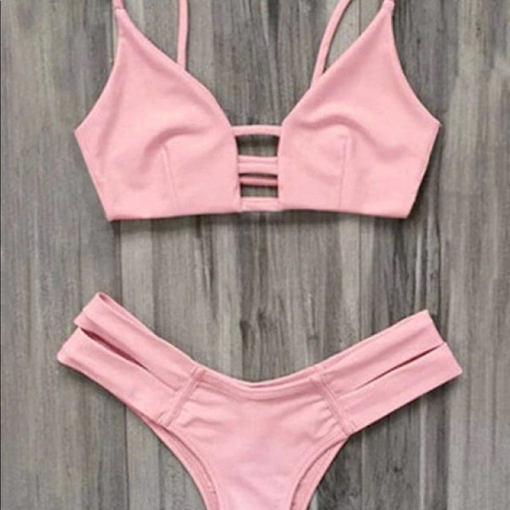 ZAFUL Caged Bandage Bikini Set